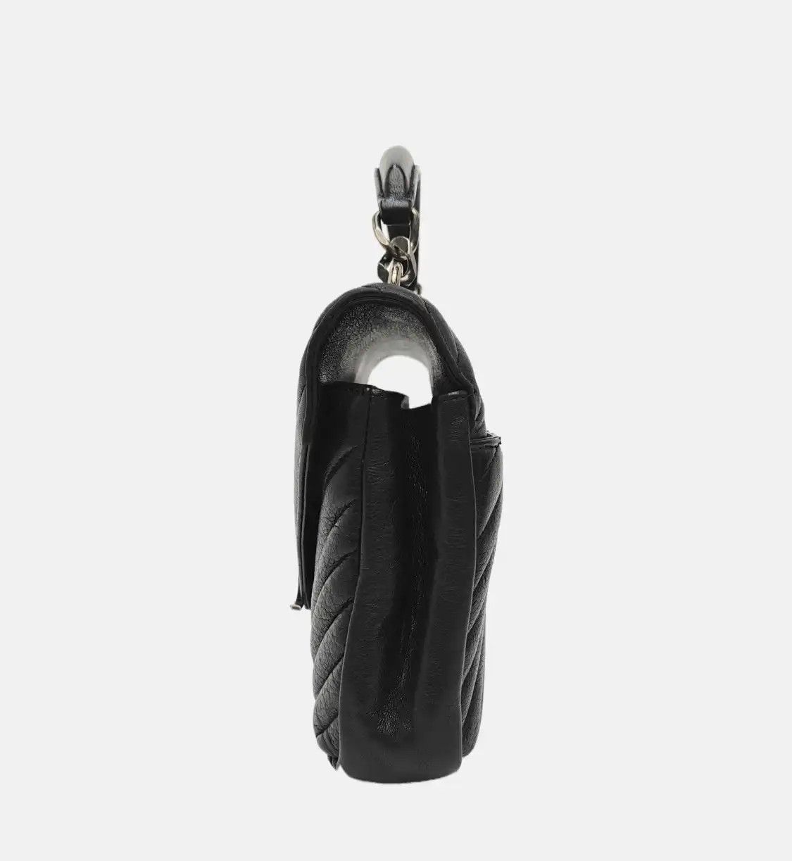 Saint Laurent Paris Saint Laurent Paris YSL COLLEGE Medium black sheepskin quilted Vshoulder bag cro Size ONE SIZE - 3 Thumbnail
