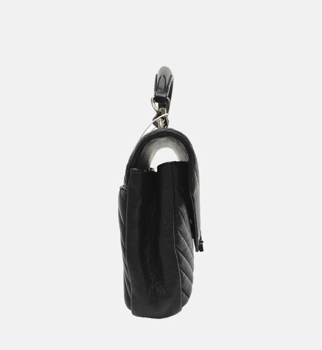 Saint Laurent Paris Saint Laurent Paris YSL COLLEGE Medium black sheepskin quilted Vshoulder bag cro Size ONE SIZE - 4 Thumbnail