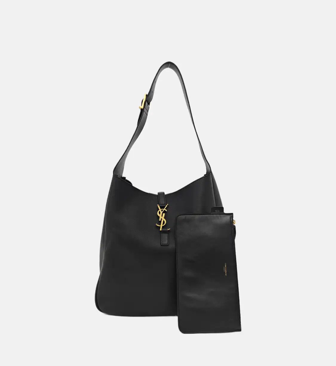 Saint Laurent Paris Saint Laurent Paris YSL LE 5 à 7 Large black cowhide leather shoulder bag should Size ONE SIZE - 8 Thumbnail