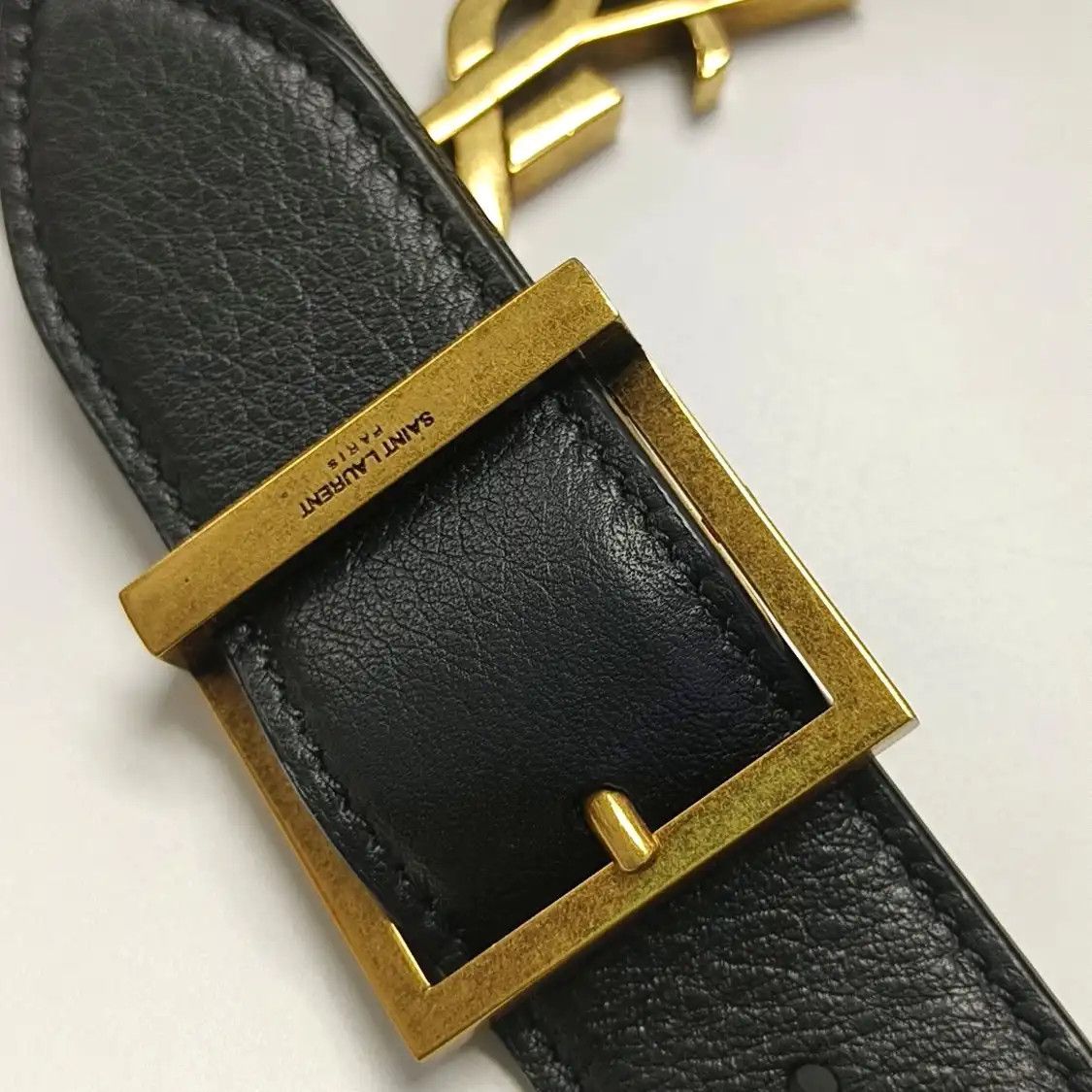 Saint Laurent Paris Saint Laurent Paris YSL LE 5 à 7 Large black cowhide leather shoulder bag should Size ONE SIZE - 17 Thumbnail