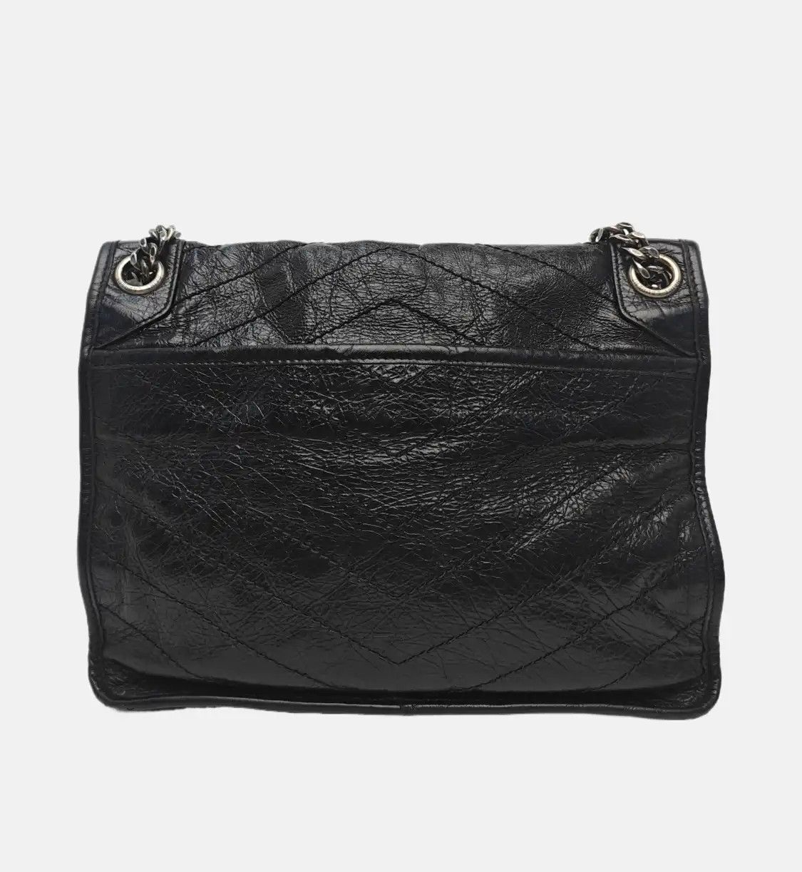 Saint Laurent Paris Saint Laurent Paris YSL NIKI black cowhide leather quilted Vshoulder bag black r Size ONE SIZE - 5 Thumbnail