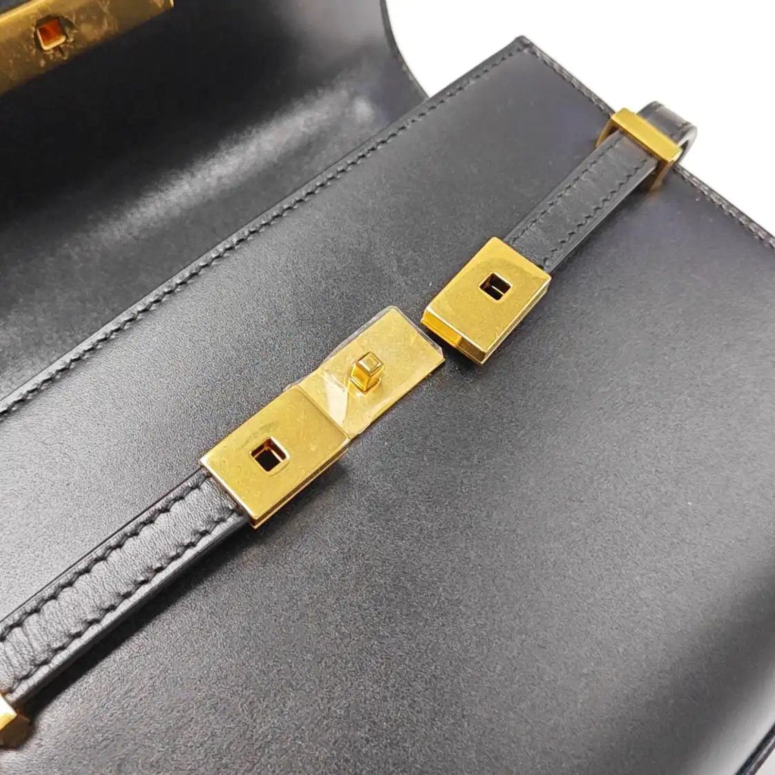 Saint Laurent Paris Saint Laurent Paris YSL MANHATTAN mini black cowhide leather 曼哈顿bag shoulder bag Size ONE SIZE - 10 Thumbnail