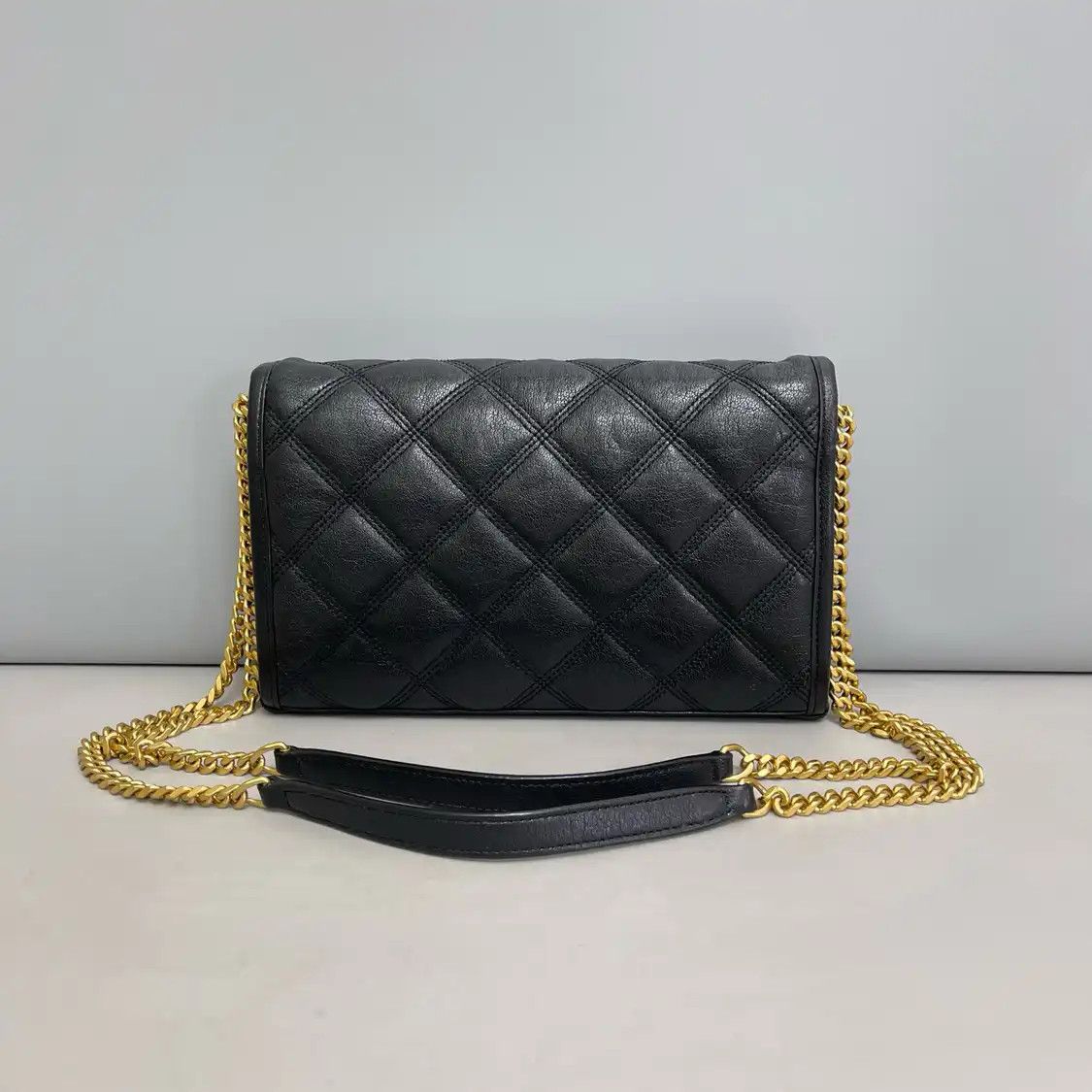 Saint Laurent Paris Saint Laurent Paris YSL BECKY black sheepskin quilted crossbody bag Size ONE SIZE - 4 Thumbnail