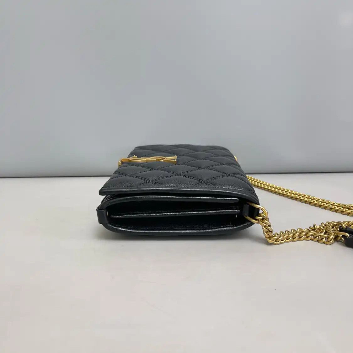 Saint Laurent Paris Saint Laurent Paris YSL BECKY black sheepskin quilted crossbody bag Size ONE SIZE - 3 Thumbnail