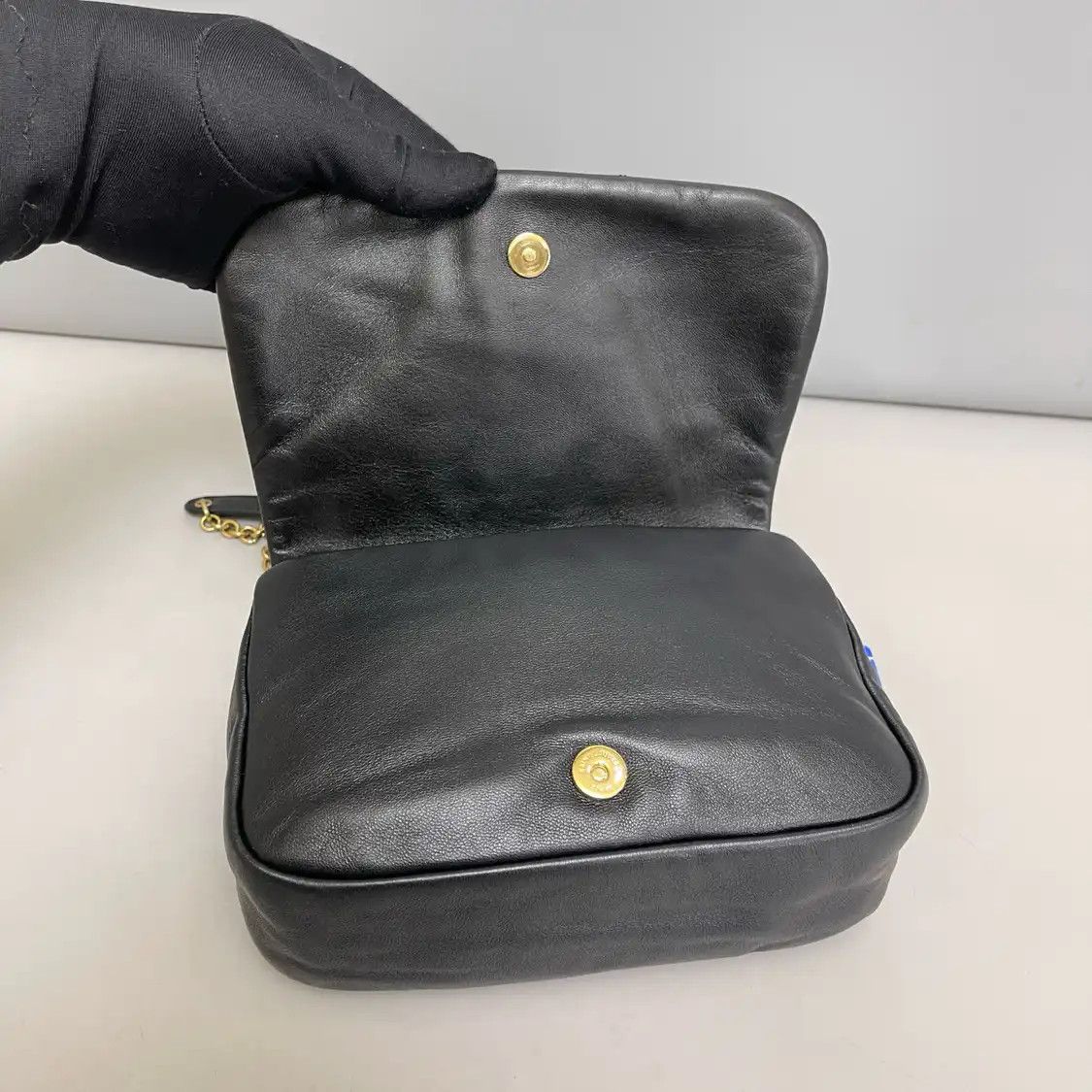 Saint Laurent Paris Saint Laurent Paris YSL JAMIE 4.3 mini black sheepskin quilted crossbody bag Size ONE SIZE - 7 Thumbnail