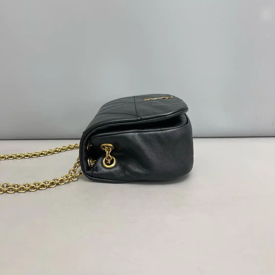 Saint Laurent Paris Saint Laurent Paris YSL JAMIE 4.3 mini black sheepskin quilted crossbody bag Size ONE SIZE - 2 Thumbnail