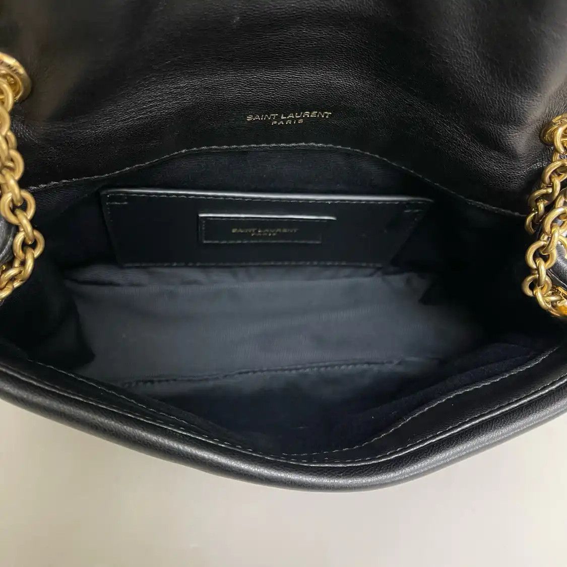 Saint Laurent Paris Saint Laurent Paris YSL JAMIE 4.3 mini black sheepskin quilted crossbody bag Size ONE SIZE - 6 Thumbnail