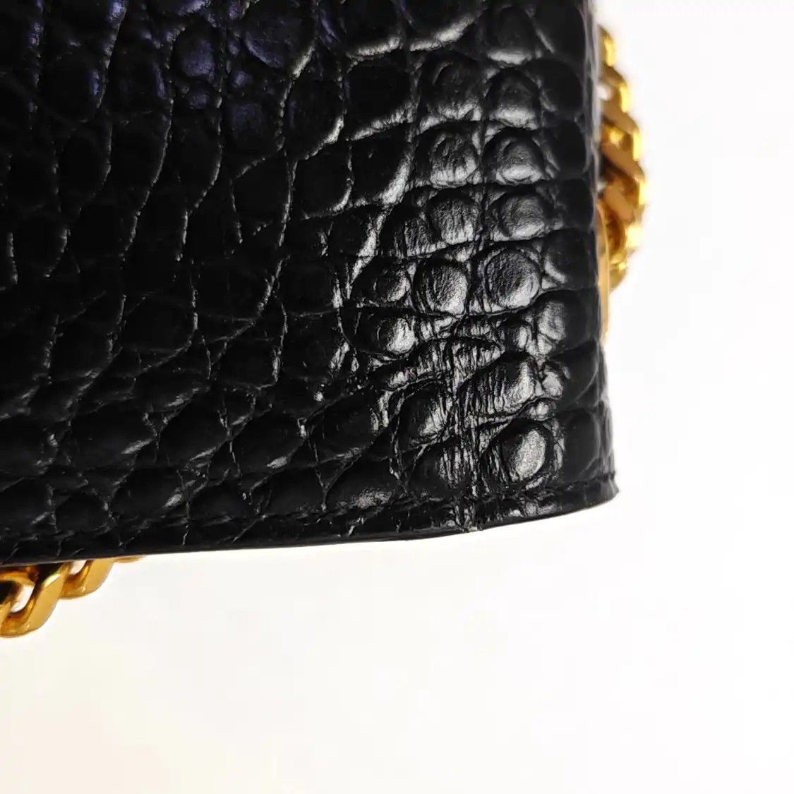 Saint Laurent Paris Saint Laurent Paris YSL KATE Medium black cowhide leather fringe embossed flap b Size ONE SIZE - 11 Thumbnail