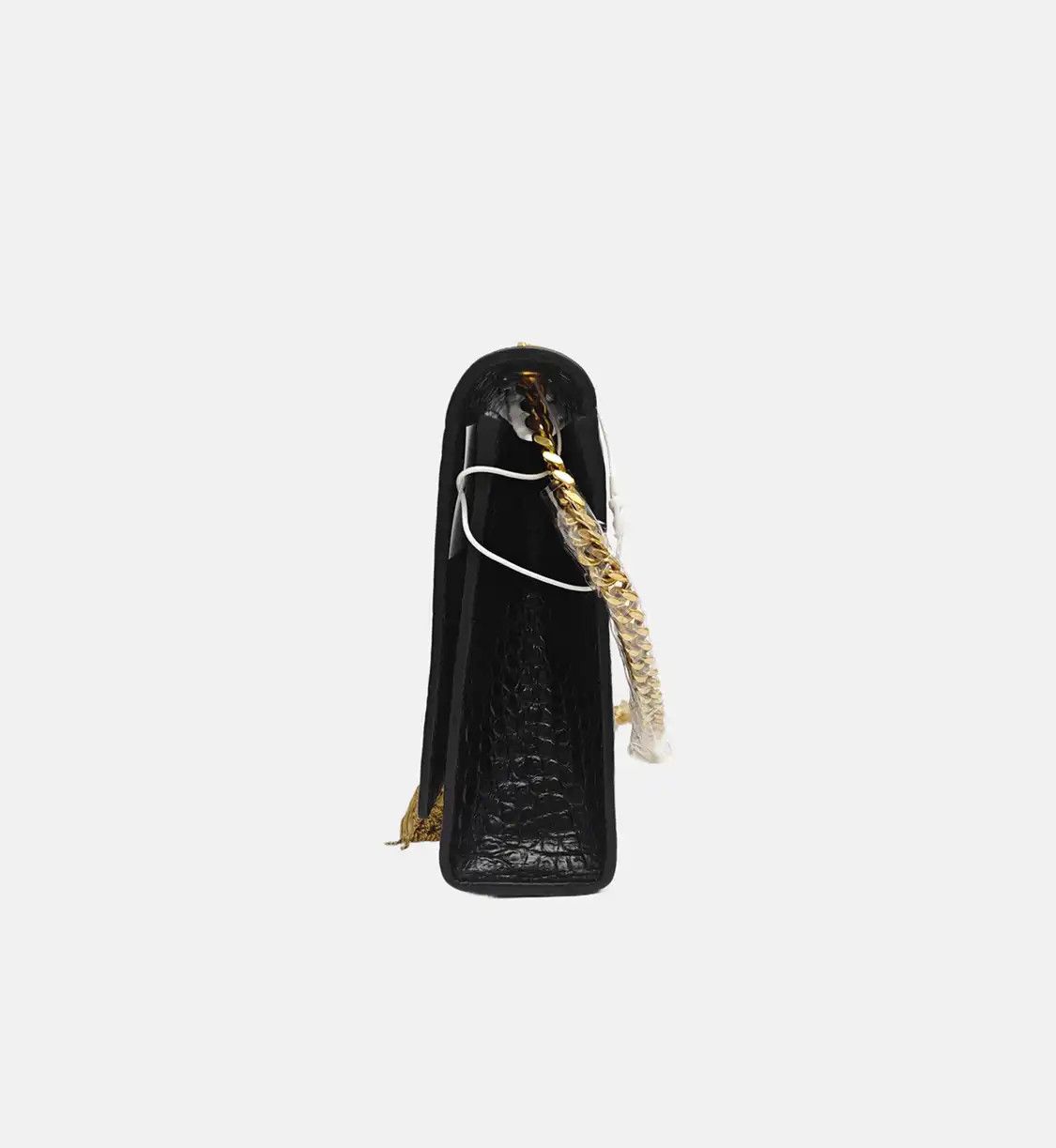 Saint Laurent Paris Saint Laurent Paris YSL KATE Medium black cowhide leather fringe embossed flap b Size ONE SIZE - 3 Thumbnail