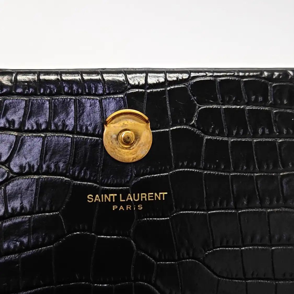 Saint Laurent Paris Saint Laurent Paris YSL KATE Medium black cowhide leather fringe embossed flap b Size ONE SIZE - 10 Thumbnail