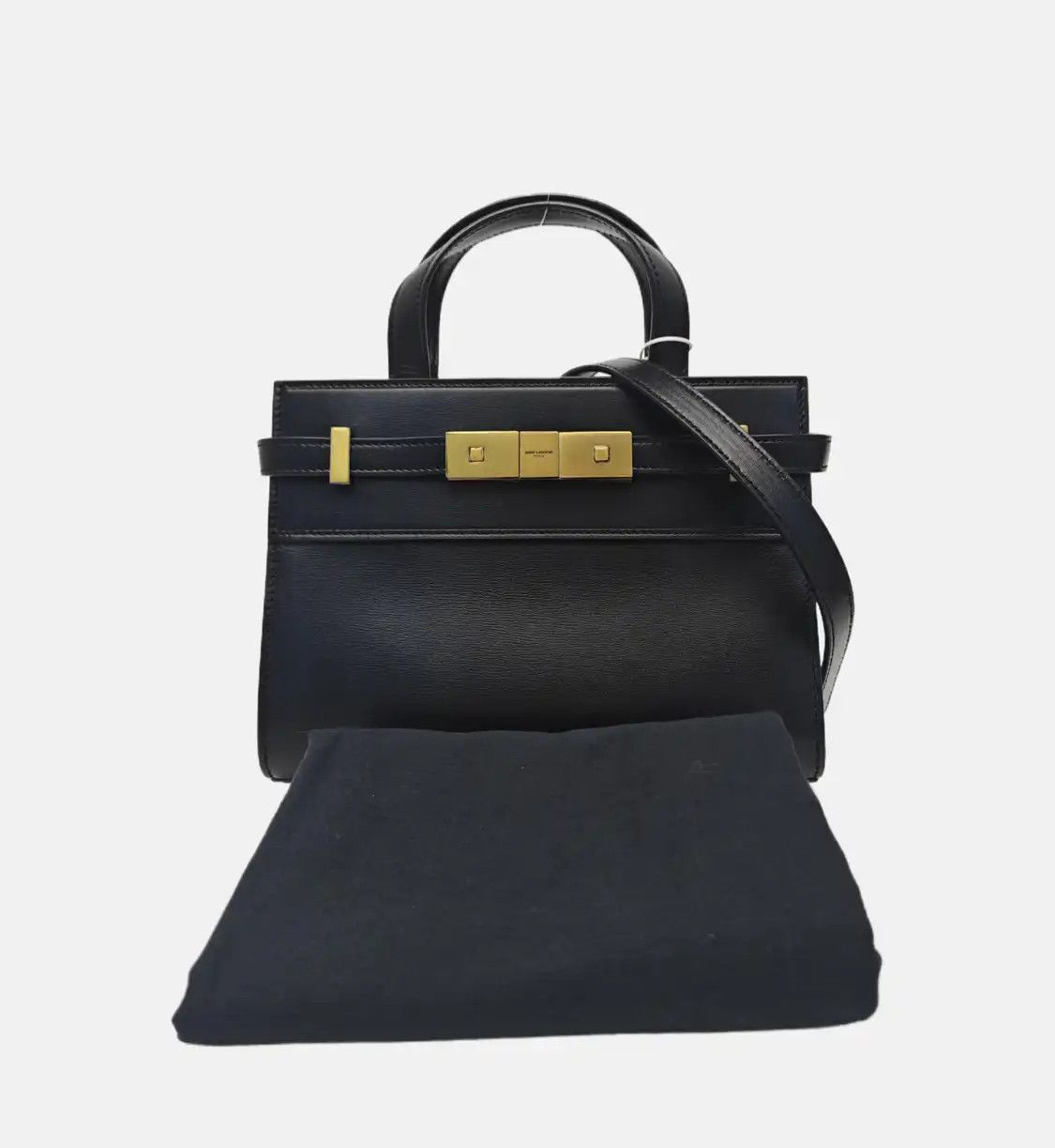 Saint Laurent Paris Saint Laurent Paris YSL MANHATTAN Nano black cowhide leather 曼哈顿bag shoulder bag Size ONE SIZE - 8 Thumbnail