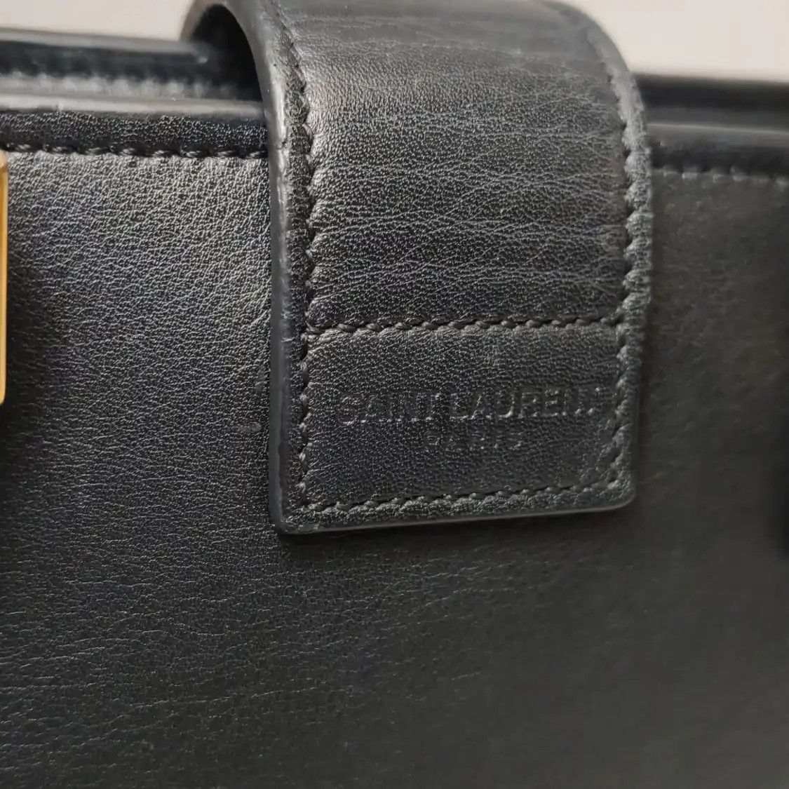 Saint Laurent Paris Saint Laurent Paris YSL CABAS black cowhide leather crossbody bag Size ONE SIZE - 11 Thumbnail