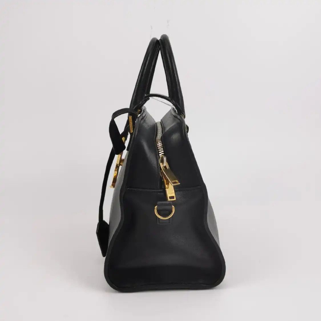 Saint Laurent Paris Saint Laurent Paris YSL CABAS black cowhide leather crossbody bag Size ONE SIZE - 3 Thumbnail