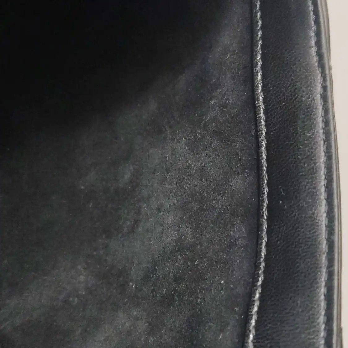 Saint Laurent Paris Saint Laurent Paris YSL LE 57 black sheepskin quilted shoulder bag Size ONE SIZE - 9 Thumbnail