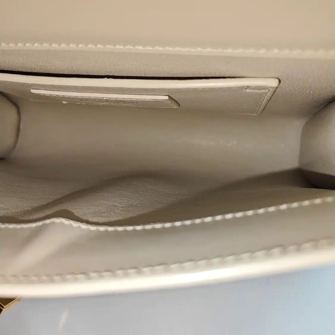 Saint Laurent Paris Saint Laurent Paris YSL MANHATTAN mini white cowhide leather 曼哈顿bag shoulder bag Size ONE SIZE - 7 Thumbnail