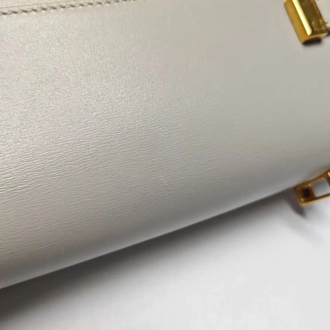 Saint Laurent Paris Saint Laurent Paris YSL MANHATTAN mini white cowhide leather 曼哈顿bag shoulder bag Size ONE SIZE - 11 Thumbnail