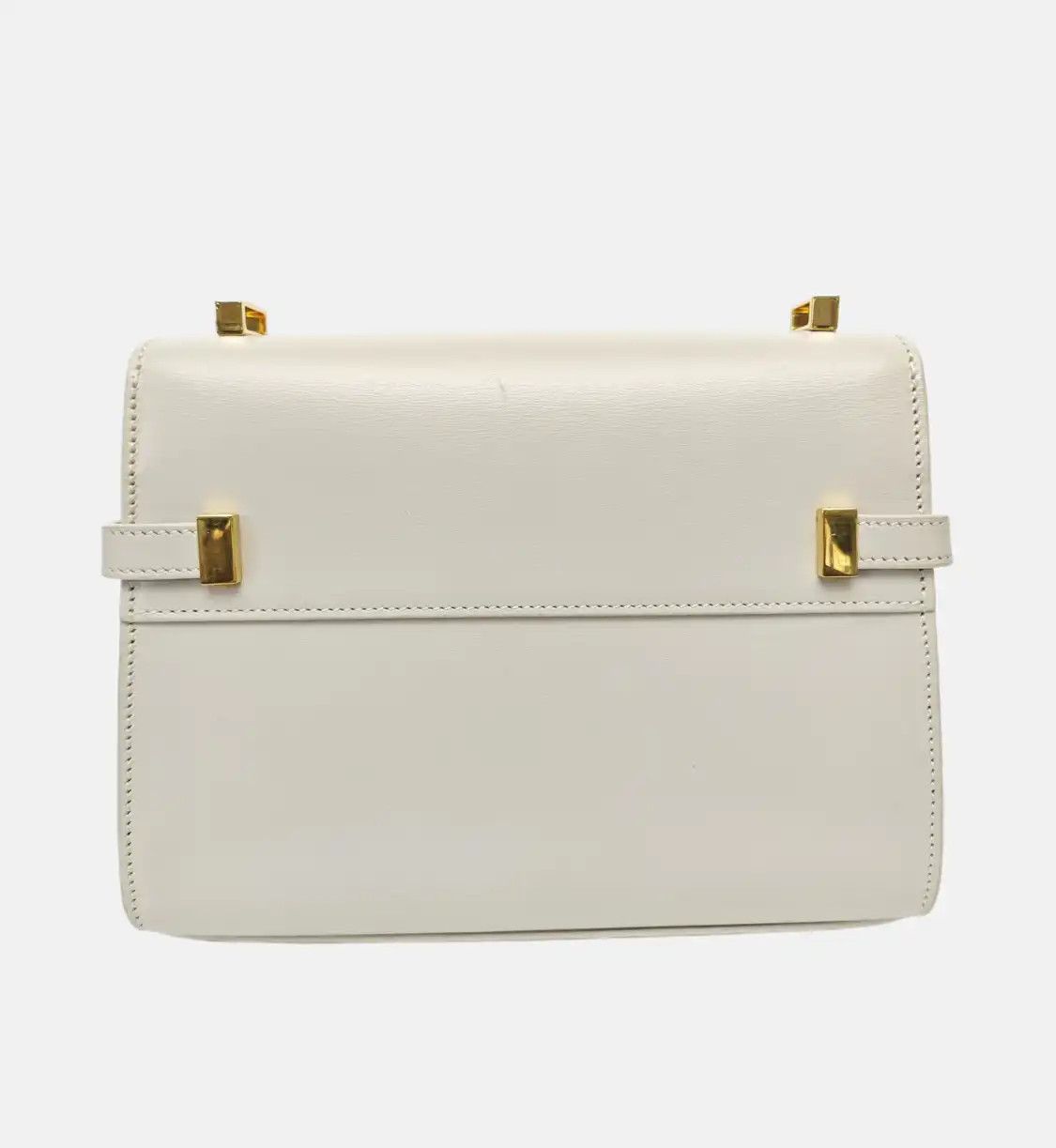 Saint Laurent Paris Saint Laurent Paris YSL MANHATTAN mini white cowhide leather 曼哈顿bag shoulder bag Size ONE SIZE - 5 Thumbnail