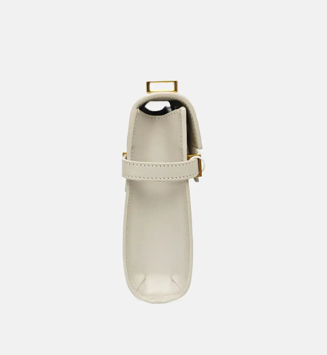 Saint Laurent Paris Saint Laurent Paris YSL MANHATTAN mini white cowhide leather 曼哈顿bag shoulder bag Size ONE SIZE - 4 Thumbnail