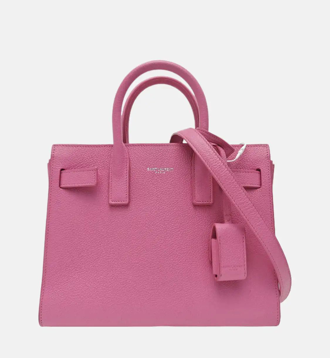 Saint Laurent Paris Saint Laurent Paris YSL SAC DE JOUR Nano pink cowhide leather shoulder bag cross Size ONE SIZE - 8 Thumbnail