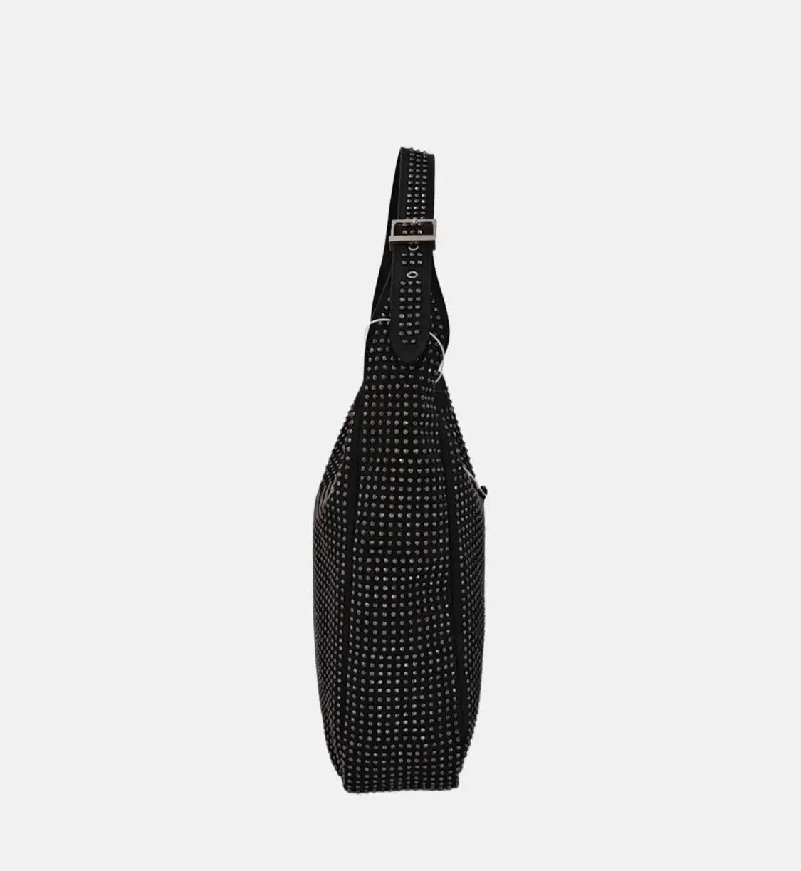 Saint Laurent Paris Saint Laurent Paris YSL LE 5 à 7 Medium black fabric inlaid shoulder bag handbag Size ONE SIZE - 4 Thumbnail