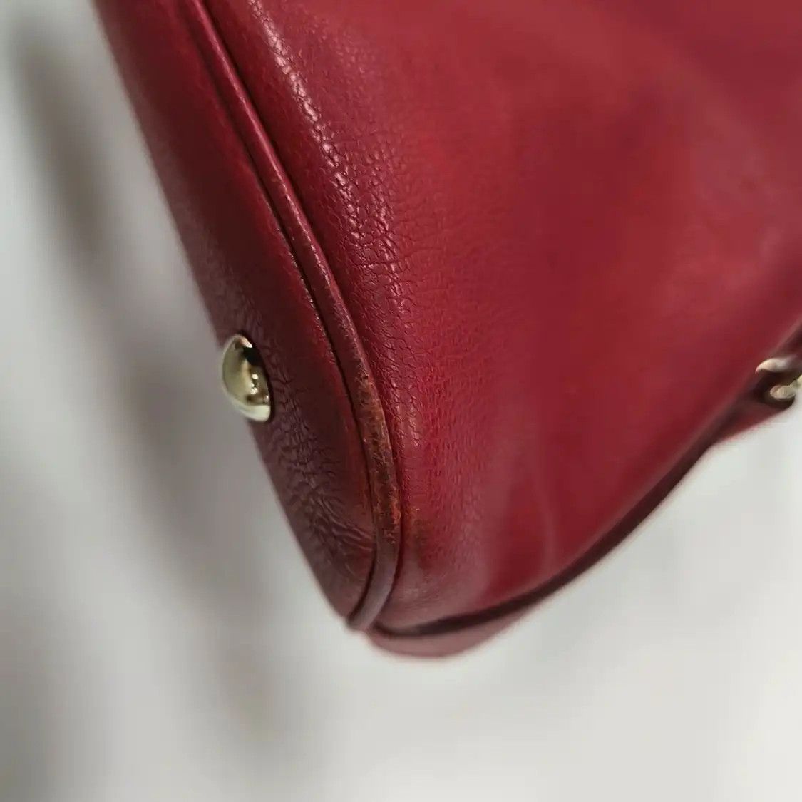 Saint Laurent Paris Saint Laurent Paris YSL MUSE red cowhide leather handbag silver hardware Size ONE SIZE - 17 Thumbnail