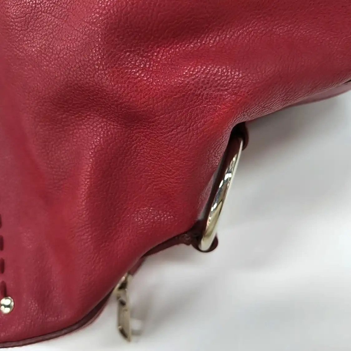 Saint Laurent Paris Saint Laurent Paris YSL MUSE red cowhide leather handbag silver hardware Size ONE SIZE - 13 Thumbnail