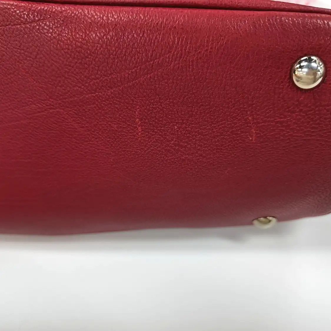 Saint Laurent Paris Saint Laurent Paris YSL MUSE red cowhide leather handbag silver hardware Size ONE SIZE - 15 Thumbnail