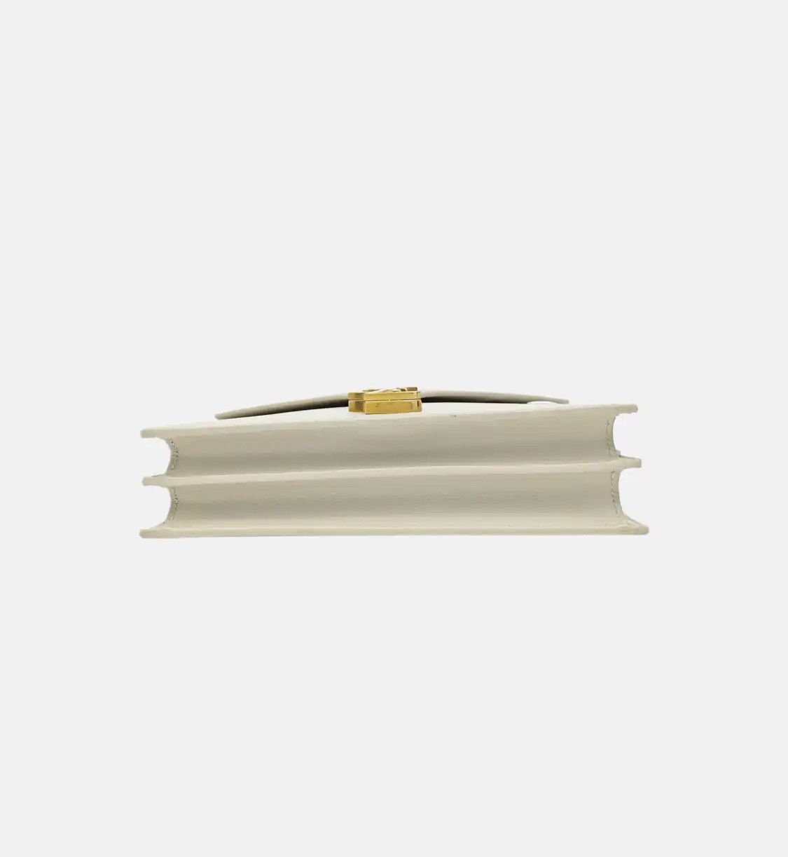 Saint Laurent Paris Saint Laurent Paris YSL CASSANDRA white cowhide leather shoulder bag handbag gol Size ONE SIZE - 6 Thumbnail