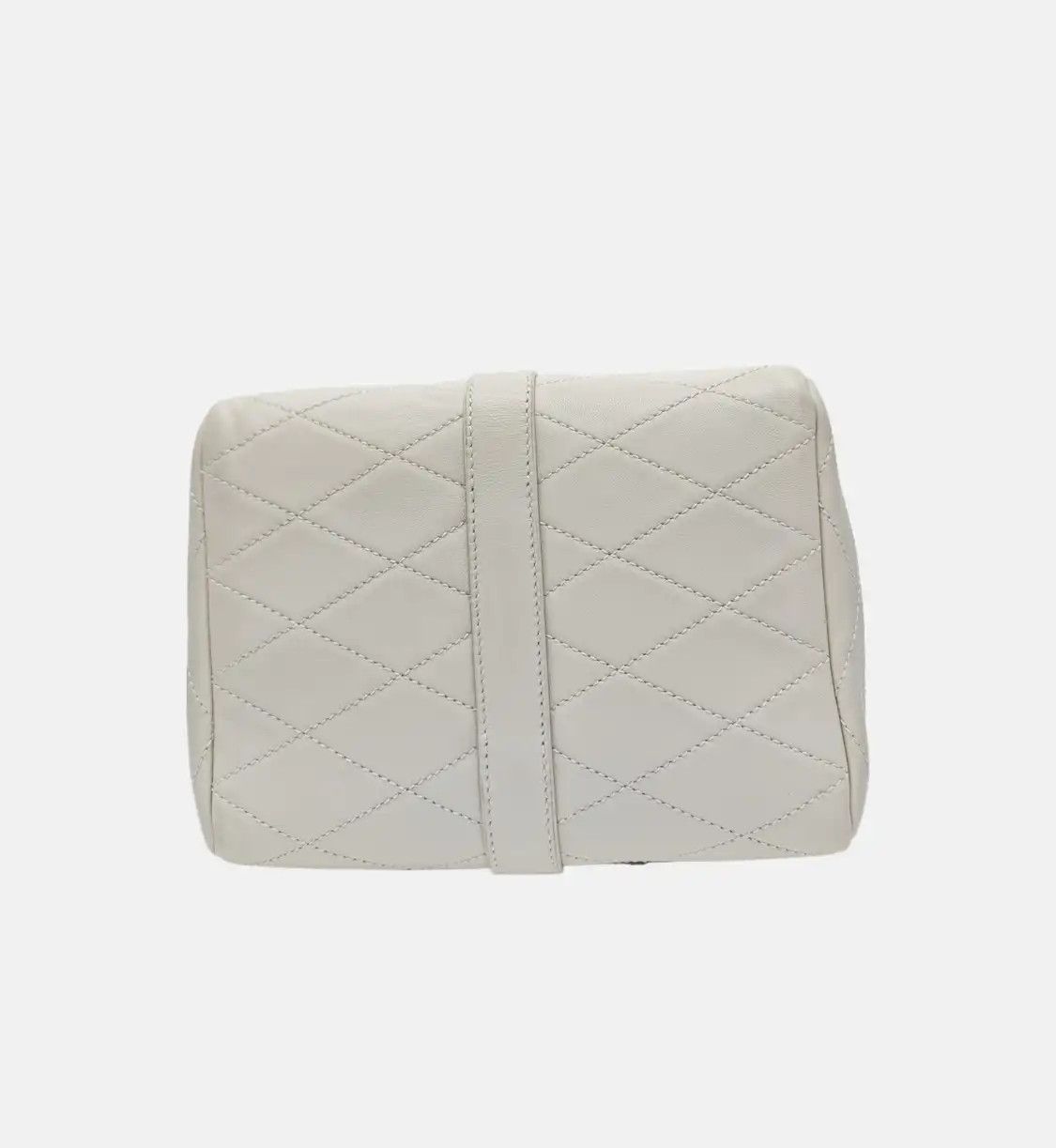 Saint Laurent Paris Saint Laurent Paris YSL white sheepskin quilted shoulder bag crossbody bag gold Size ONE SIZE - 6 Thumbnail