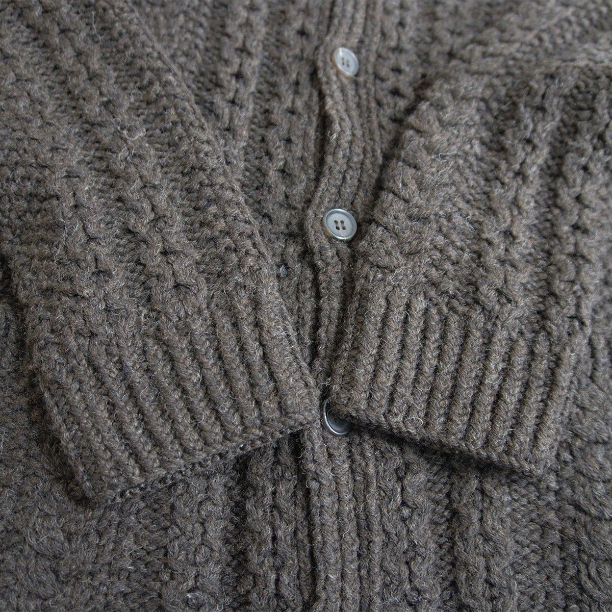 Y's For Men Wool Knit Jacket Brown Size 3, Men's — image 4 of 6