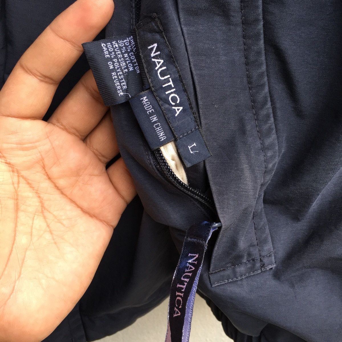 Nautica Nautica Challenge J Class Reversible Hoodie Jacket Size US L / EU 52-54 / 3 - 11 Thumbnail