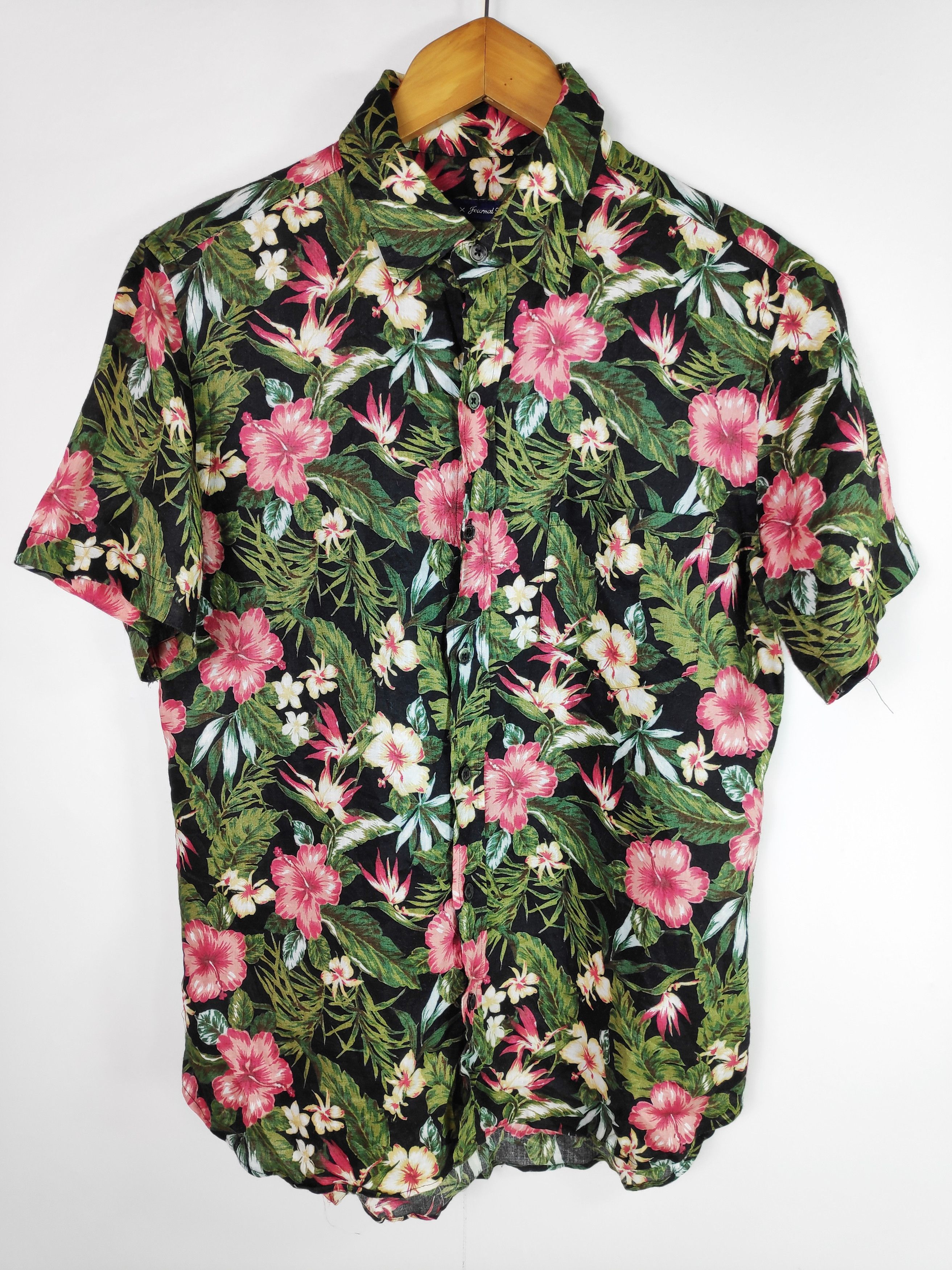 END. x Journal Standard Tropical Pattern Shirt Linen