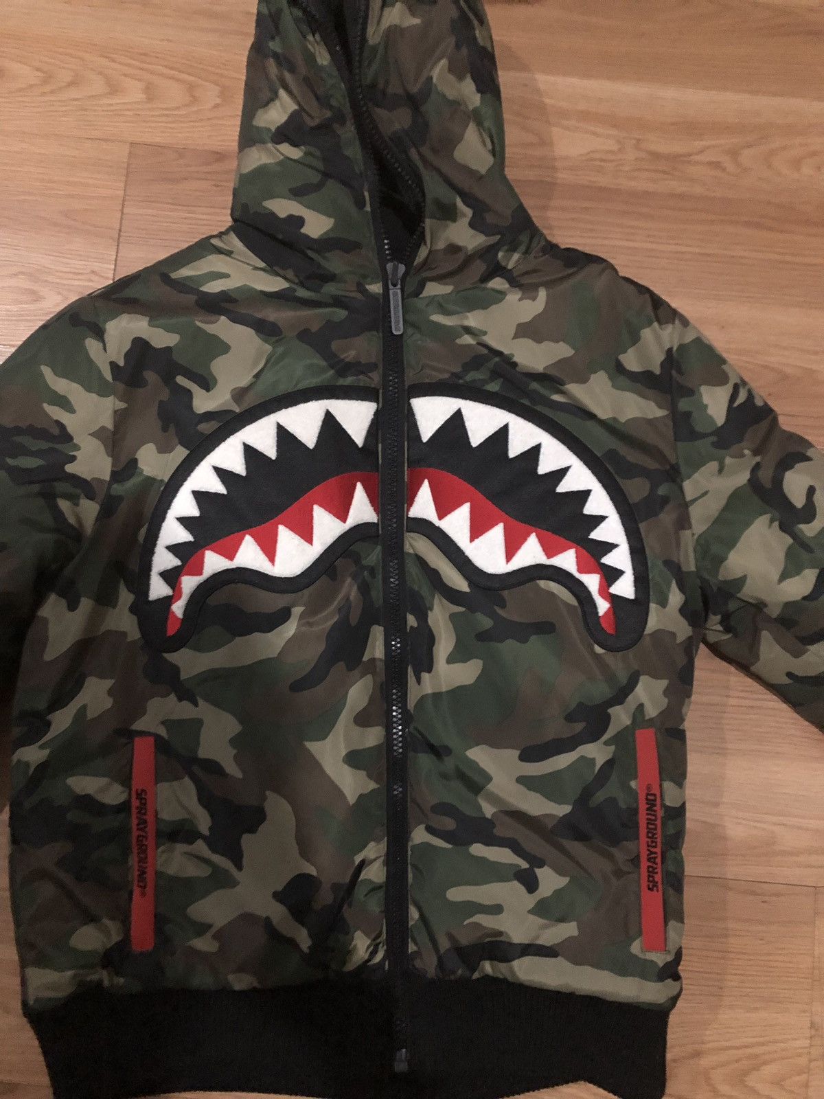 Bape Reversible Sprayground Jacket, Limited Release 