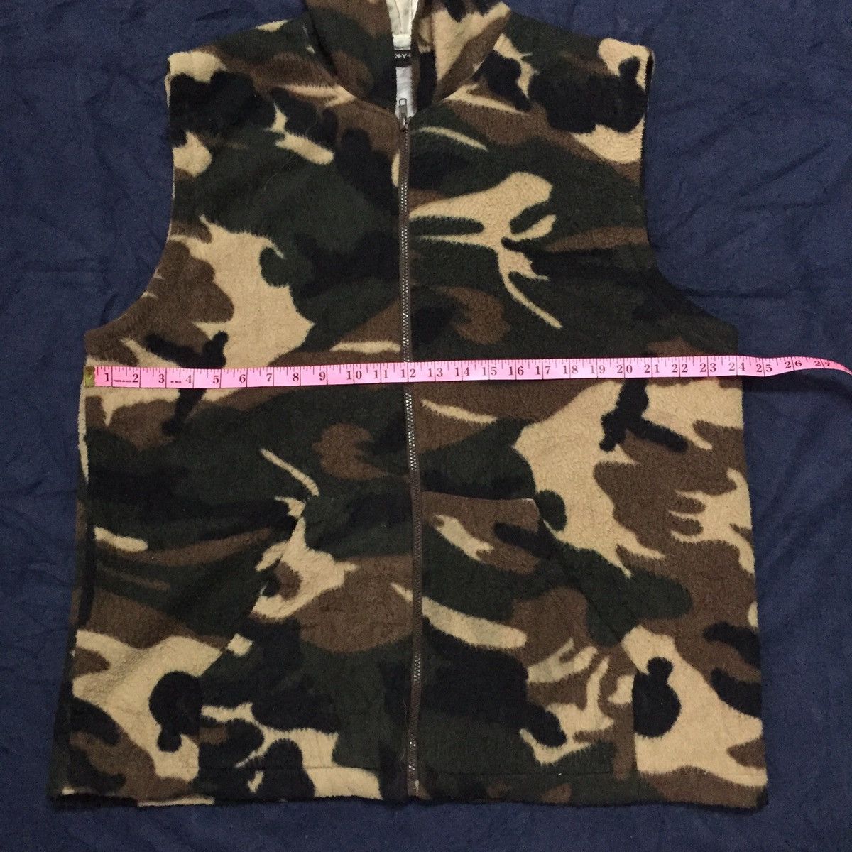 Japanese Brand NY Robinson Spirits Camo Style Sleeveless Sweater Hoodie Size US XL / EU 56 / 4 - 5 Thumbnail