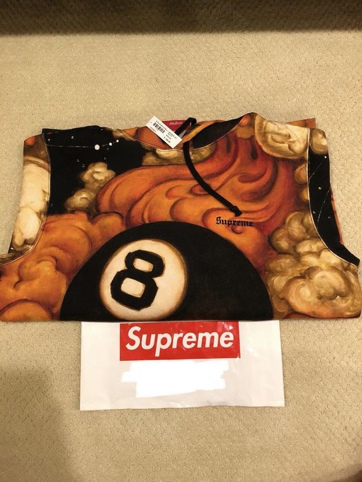 Supreme Martin Wong 8 Ball Hoodie Grailed