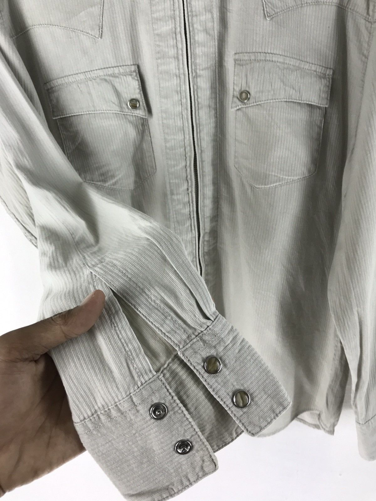 Japanese Brand Premium sraive zipper shirt Size US L / EU 52-54 / 3 - 7 Thumbnail