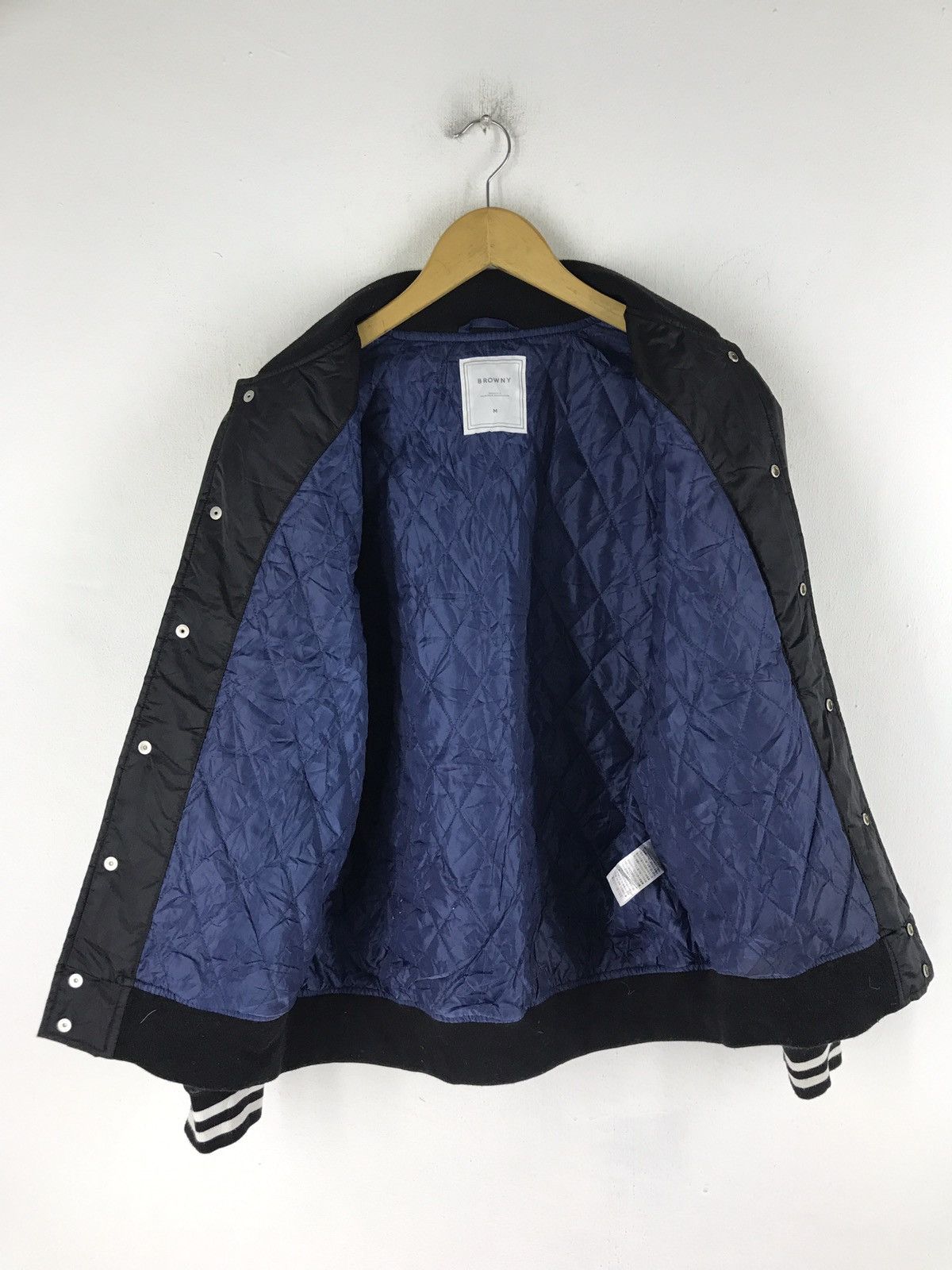 Japanese Brand Browny snap button bomber jacket Size US M / EU 48-50 / 2 - 6 Thumbnail