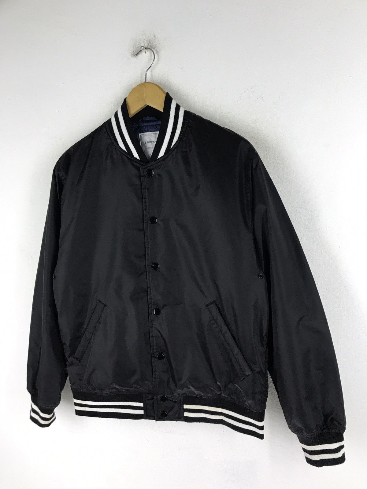 Japanese Brand Browny snap button bomber jacket Size US M / EU 48-50 / 2 - 3 Thumbnail