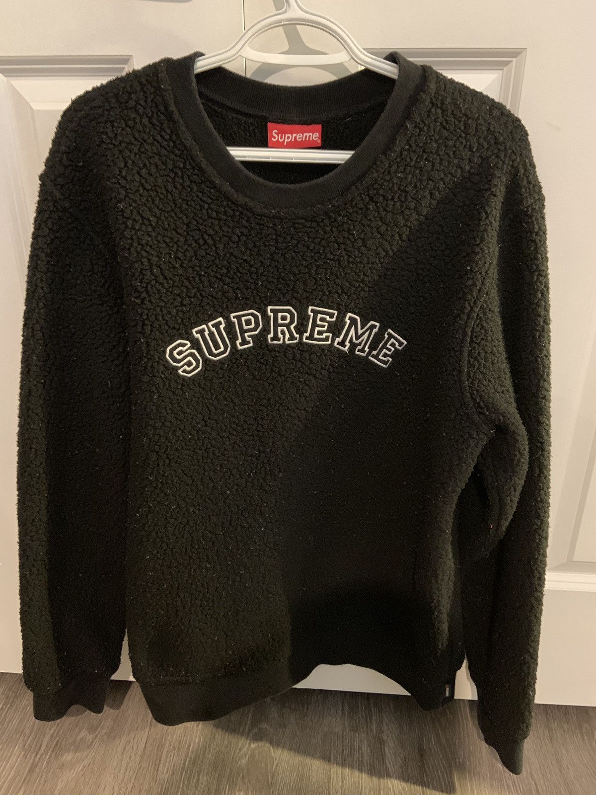 Supreme Polartec Deep Pile Crewneck | Grailed