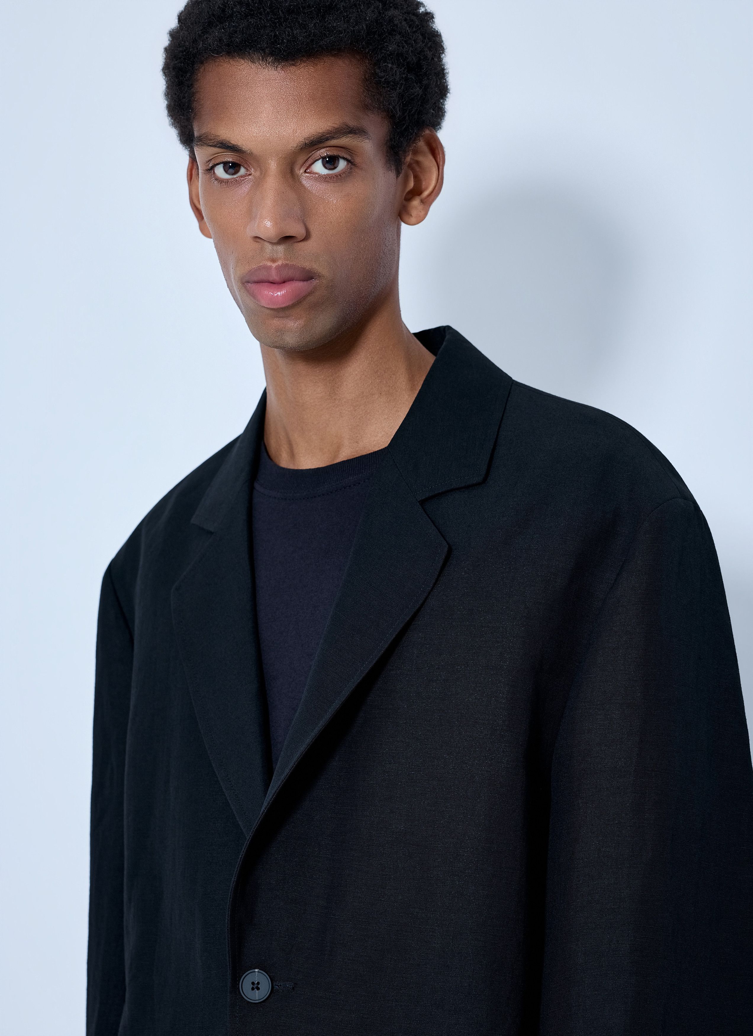 Studio Nicholson Denson Single Breasted Blazer in Black, Men's (Size 38r) — image 5 of 6