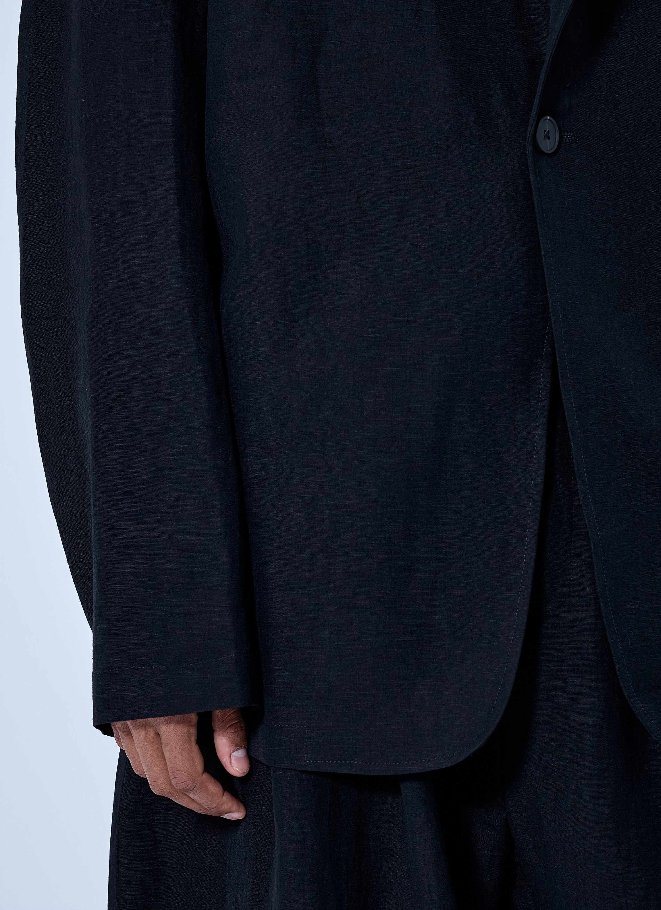 Studio Nicholson Denson Single Breasted Blazer in Black, Men's (Size 38r) — image 6 of 6
