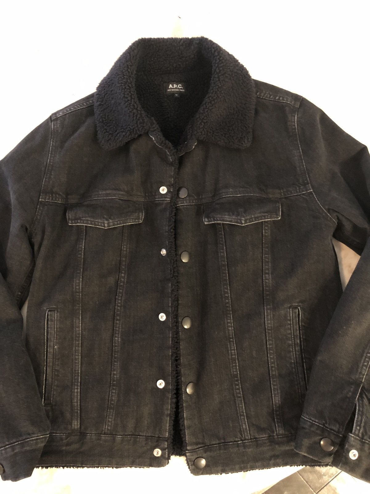 A.P.C. × Carhartt A.P.C. x Carhartt Detroit Leather Jacket | Grailed