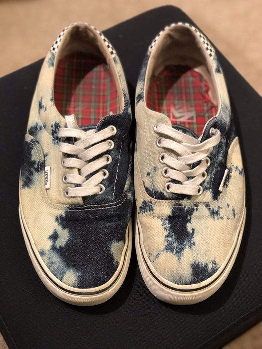 Bleached denim outlet vans