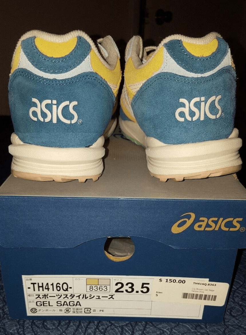 Women's Lily Brown x Asics Gel Saga Sneaker size 5 Atmos shoes