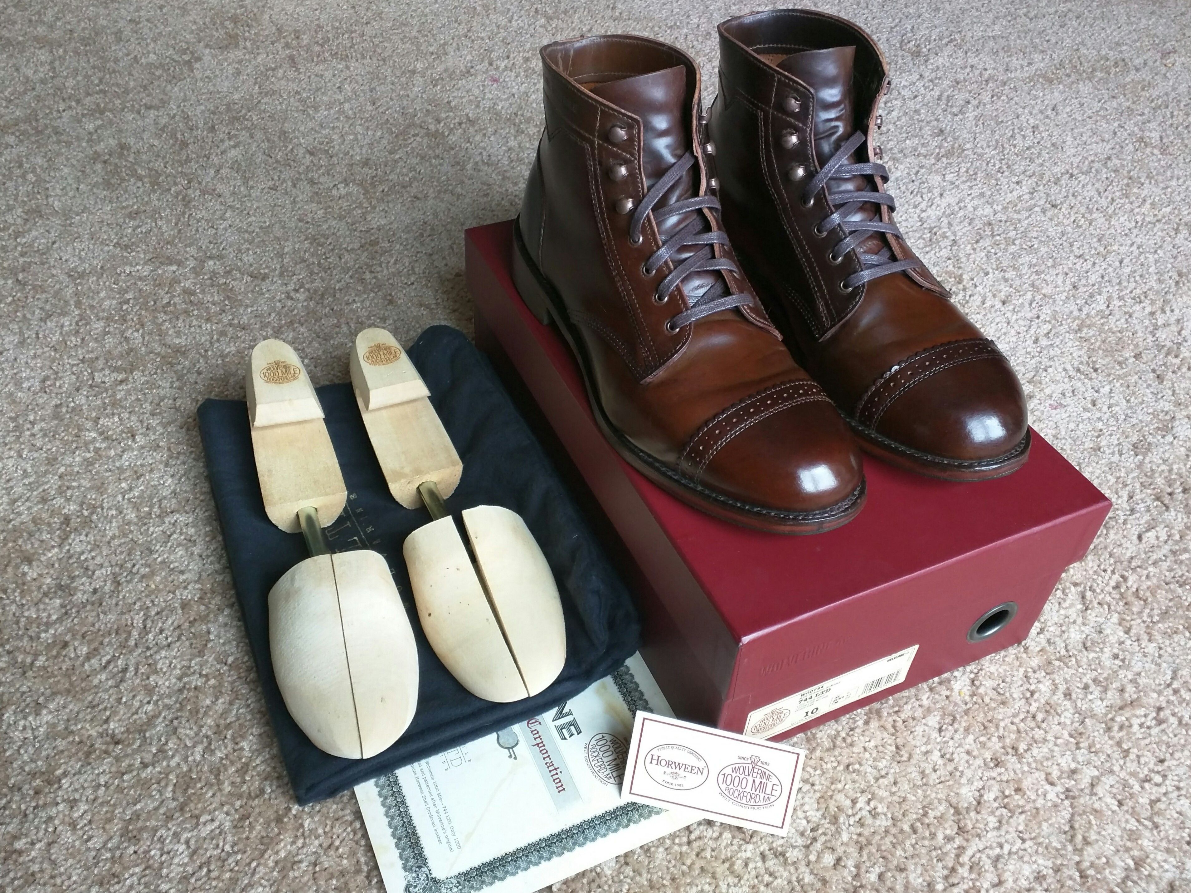 Wolverine shell outlet cordovan