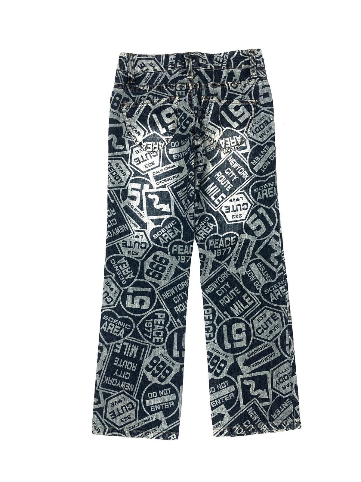 Japanese Brand Japanese Brand W.a.z.P full print jeans Size US 28 / EU 44 - 2 Thumbnail
