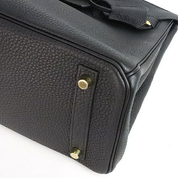 Hermes HERMES Birkin 30 Togo Leather Bag Black Size ONE SIZE - 4 Thumbnail