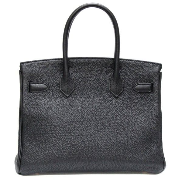 Hermes HERMES Birkin 30 Togo Leather Bag Black Size ONE SIZE - 3 Thumbnail