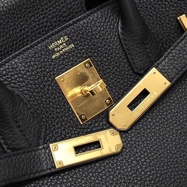 Hermes HERMES Birkin 30 Togo Leather Bag Black Size ONE SIZE - 8 Thumbnail