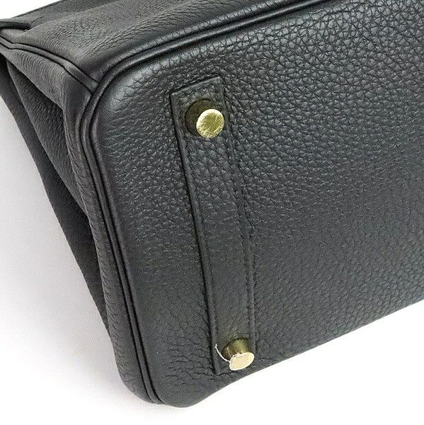 Hermes HERMES Birkin 30 Togo Leather Bag Black Size ONE SIZE - 5 Thumbnail